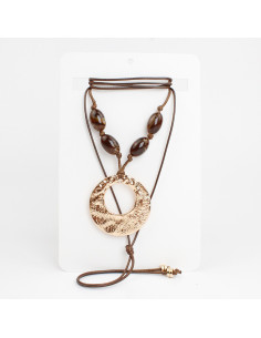 Collar de Cordón Ovals & Gold