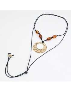 Collar de Cordón Ovals & Gold