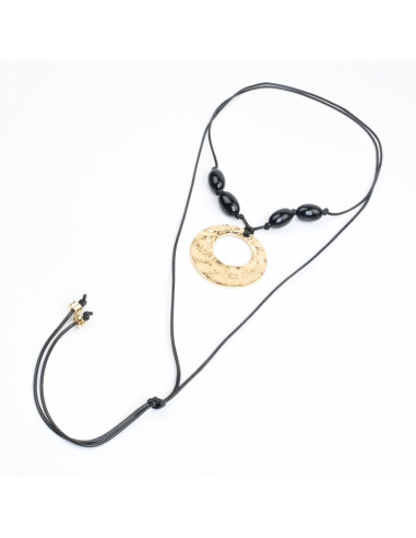 Collar de Cordón Ovals & Gold