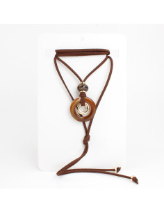 Collar de Gamuza Golden Marbled