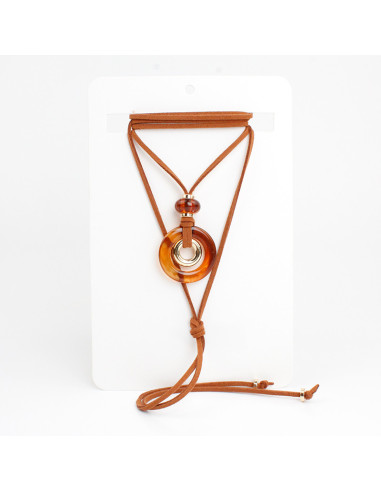 Collar de Gamuza Golden Marbled