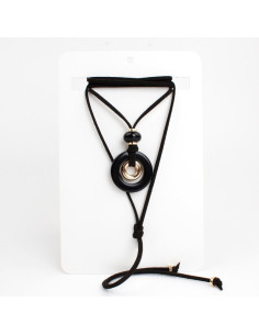 Collar de Gamuza Golden Marbled