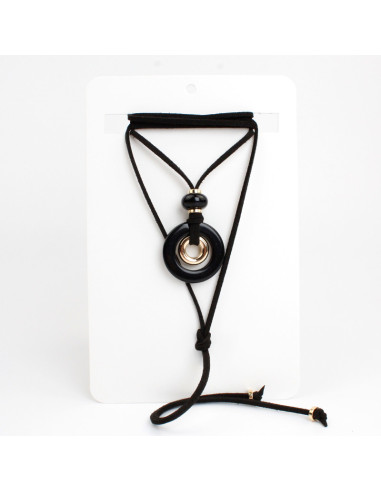 Collar de Gamuza Golden Marbled