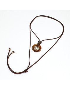 Collar de Gamuza Golden Marbled