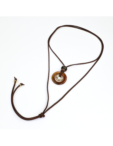 Collar de Gamuza Golden Marbled