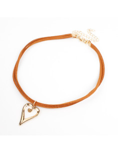 Choker de Gamuza Ornate Love