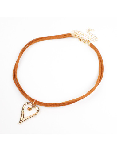 Choker de Gamuza Ornate Love