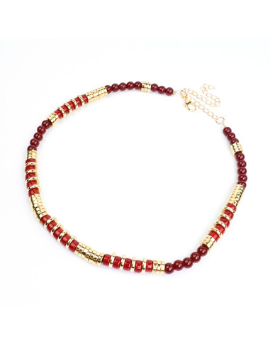 Collar de Lenga y Vidrio | Infinita