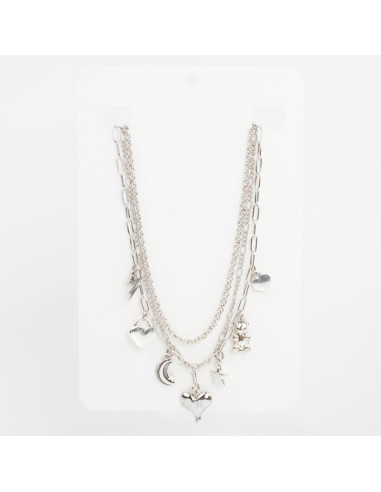 Collar Multicharms Trio Charms