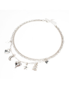 Collar Multicharms Trio Charms