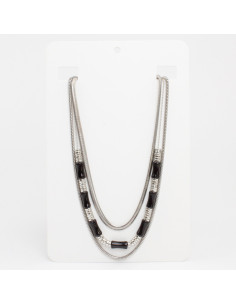 Collar de Cadenas Bamboo Beads