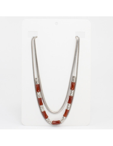 Collar de Cadenas Bamboo Beads