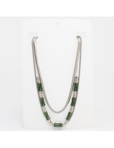 Collar de Cadenas Bamboo Beads