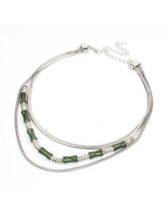Collar de Cadenas Bamboo Beads