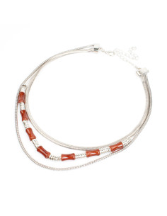 Collar de Cadenas Bamboo Beads
