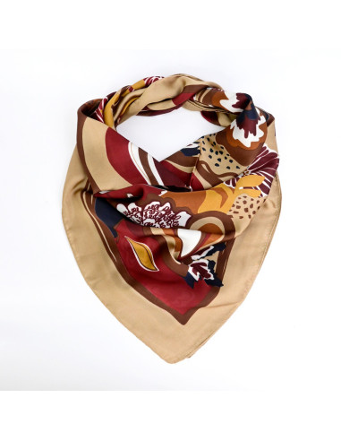 Pañuelo Floral Heart Night