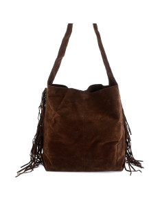 Bolso de Gamuza con Flecos