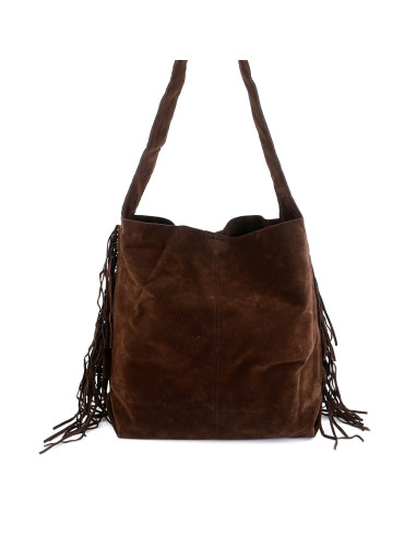 Bolso de Gamuza con Flecos