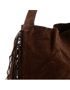 Bolso de Gamuza con Flecos