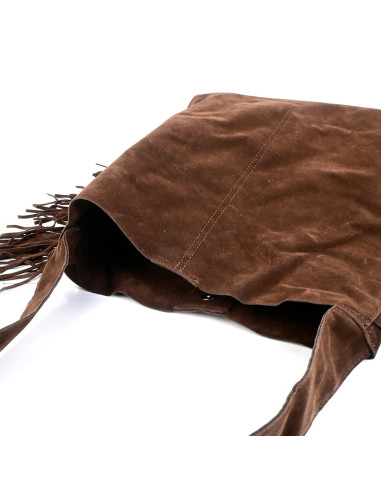 Bolso de Gamuza con Flecos