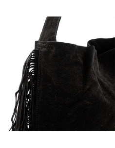 Bolso de Gamuza con Flecos