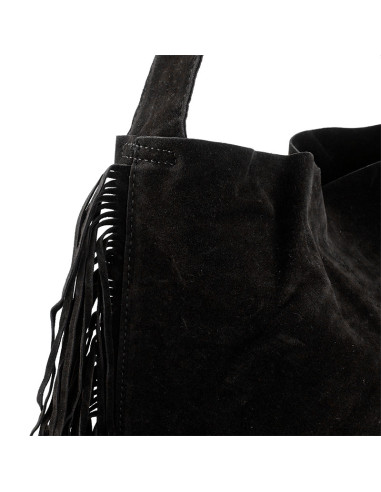 Bolso de Gamuza con Flecos