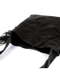 Bolso de Gamuza con Flecos