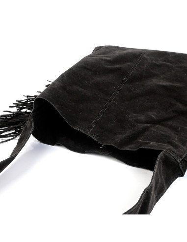 Bolso de Gamuza con Flecos