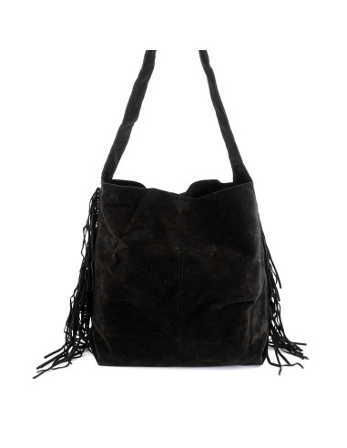 Bolso de Gamuza con Flecos