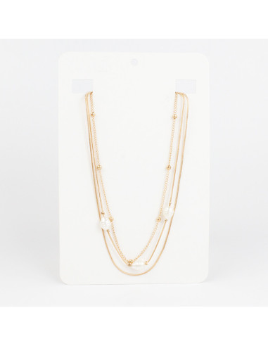 Collar Pearl Gold Soleil | Venta mayorista – Infinita