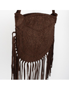 Bolso de Gamuza con Flecos