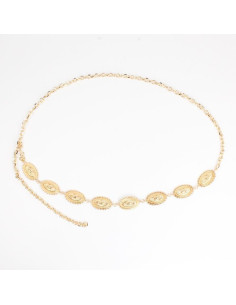 Cinturón de Cadena Oval Golden Coin