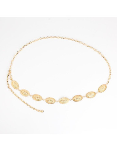 Cinturón de Cadena Oval Golden Coin