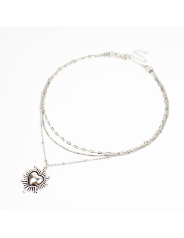 Collar de Cadenas Heart Sun