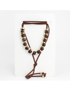 Collar de Gamuza Gold Donut