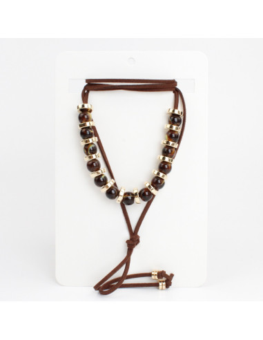 Collar de Gamuza Gold Donut