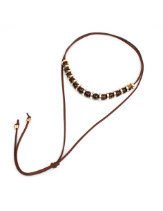 Collar de Gamuza Gold Donut