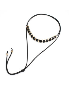 Collar de Gamuza Gold Donut