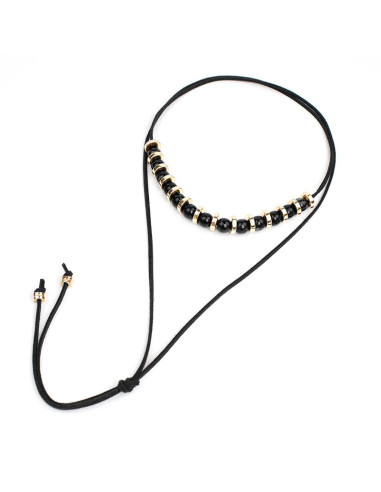 Collar de Gamuza Gold Donut