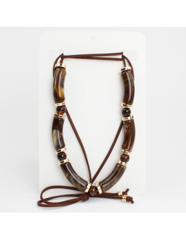 Collar de Gamuza Marbled XL