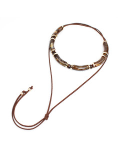 Collar de Gamuza Marbled XL