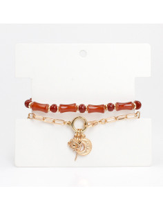 Set de Pulseras Gold Bamboo