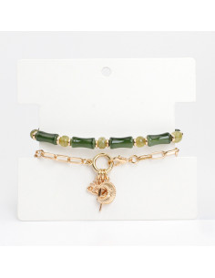 Set de Pulseras Gold Bamboo