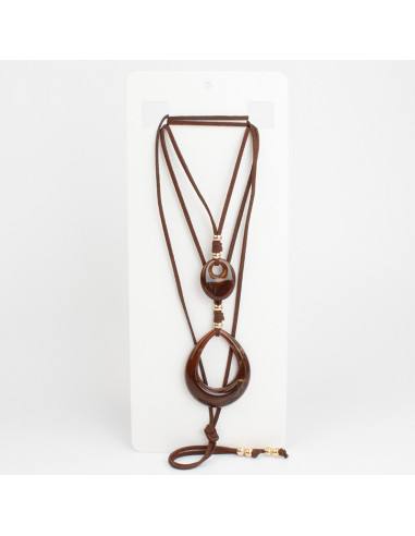 Collar Corbatero de Gamuzas