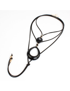 Collar Corbatero de Gamuzas