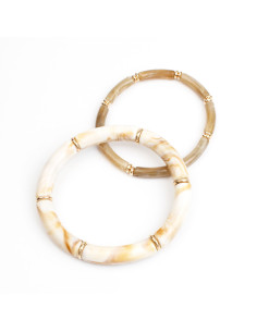 Set de Pulseras Marbled Duo