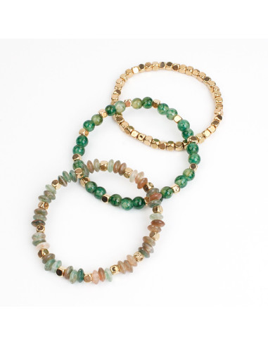Set de pulseras Trio