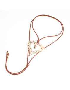 Collar de Gamuza New Rare Heart