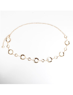 Cinturón de Cadena Dorado