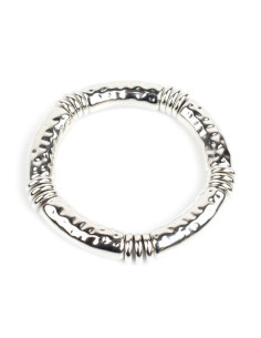 Pulsera Textured Silver